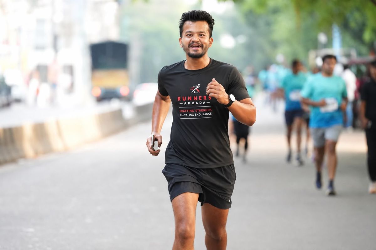 Runner in action, HSR Running Club