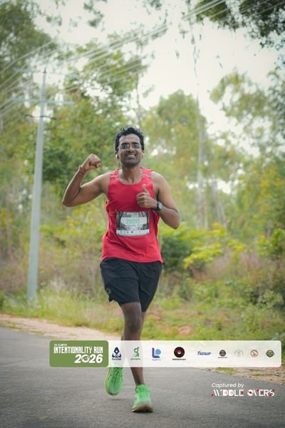 Niranjan, marathon runner